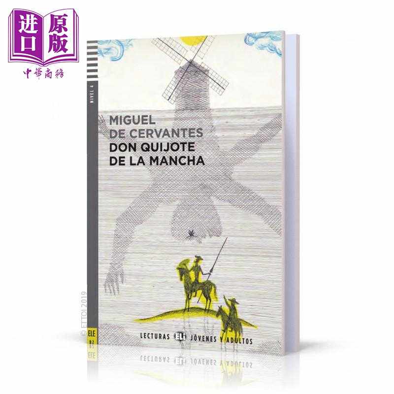 进口原版 *西班牙语分级读物ELI Young Adult Readers Spanish B2 Don Quijote de la Mancha 拉曼恰的堂吉诃德 西   ELI Publishi