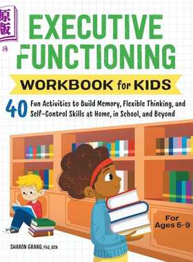 进口原版 *儿童心理成长系列 儿童执行功能活动手册 记忆力灵活思维自我控制能力 Executive Functioning Workbook    Callisto
