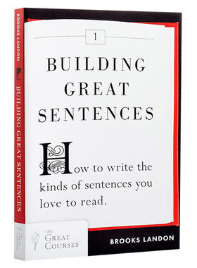 进口原版 *如何造句 英文原版 Building Great Sentences 英语写作学习指南 雅思托福写作指导书   Plume