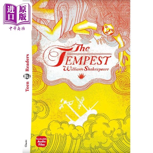 进口原版 *THE TEMPEST 暴风雨 配音频练习和练习答案 A2级别 含音频 英文原版 英语分级阅读读物 READERS TEEN   ELI Publishing