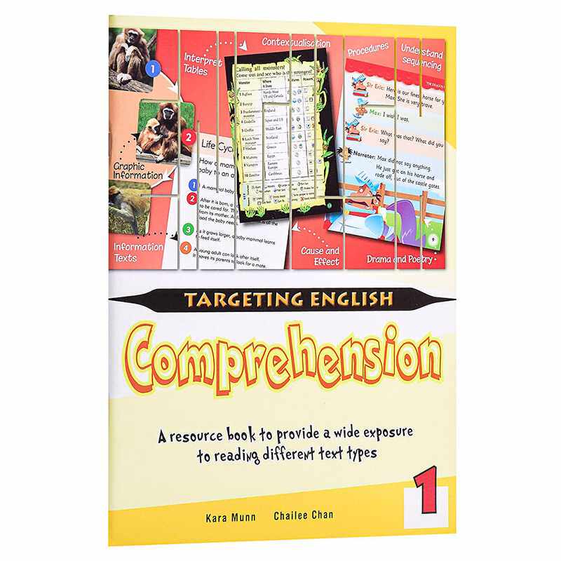 进口原版 *【新加坡英语教材】Targeting English Comprehension Book 1目标英语阅读理解1   STAR PUBLISHING PTE LTD.