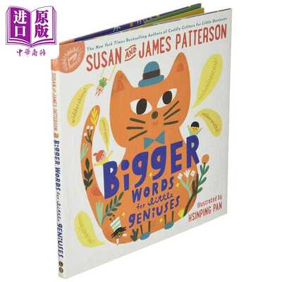 进口原版 *小天才的大话2 Susan Patterson Bigger Words for Little Geniuses 英文原版进口图书 儿童绘本 故事图   Jimmy Patter