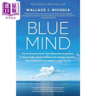 为什么靠近水能激发创造力 Brown Wallace 蓝色意识 修订版 Mind Blue Little 进口原版 Revised Nichols 英文原版