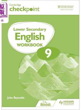 进口原版 *英文原版剑桥检查点初中英语练习册第二版9 Cambridge Checkpoint Lower Secondary English Workbook 9   Hodder EdＵ