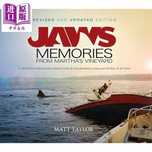 进口原版 *大白鲨设定集 玛莎葡萄园往事 典藏增订版 Jaws Memories from Marthas Vineyard 英文原版 Matt Taylor   Titan Books