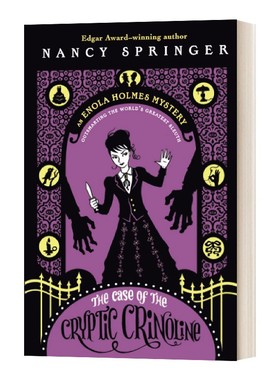 进口原版 天才少女福尔摩斯5 英文原版 Enola Holmes The Case of the Cryptic Crinoline 英文版 Nancy Springer 进口英语原版