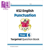 Question Year CGP教辅 Punctuation New 英国原版 Book English 进口原版 CGP KS2 英语6年级标点符号针对 Targeted