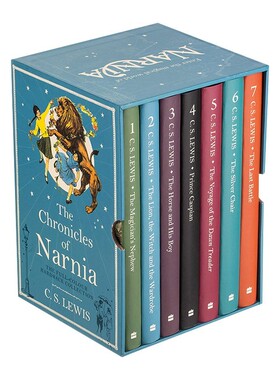 进口原版 纳尼亚传奇7册精装套装 英文原版 The Chronicles of Narnia Box Set 7 Volumes 英文版 Lewis, C. S.   HarperCollins