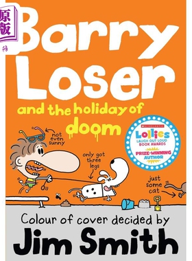 进口原版 *倒霉蛋巴里 巴里的假期 The Barry Loser Barry Loser and the Holiday of Doom英文原版 儿童插画故事    Farshore