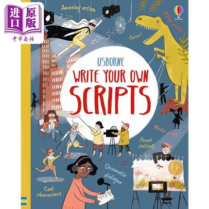 进口原版 *WRITE YOUR OWN SCRIPTS 自己写:脚本创作 英文原版 进口童书 儿童工具书 故事写作参考书 精品儿童读物    Usborne Pub