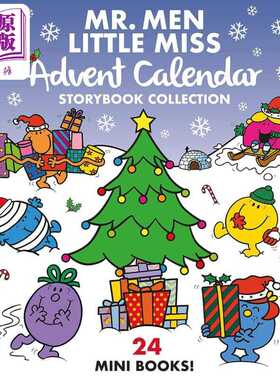 进口原版 *奇先生妙小姐新年新年倒数书Mr. Men Little Miss Advent Calendar 英文原版 儿童活动书 绘本故事进口童   FARSHORE