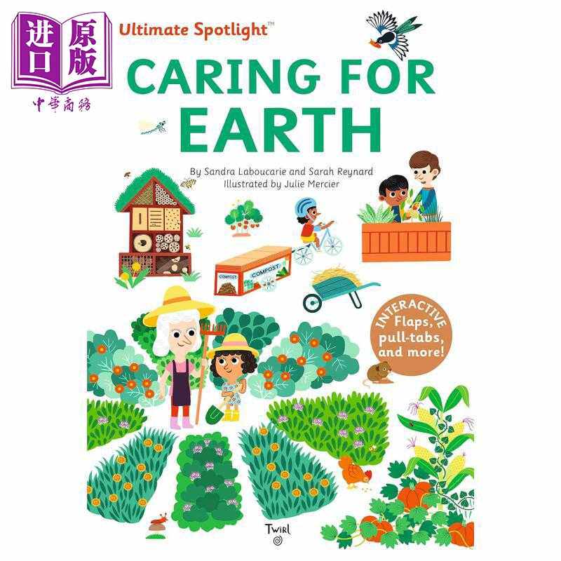 进口原版 *关爱地球 Ultimate Spotlight Caring for Earth 英文原版 儿童科普读物 立体翻页绘本 少儿百科 进口童   TWIRL BOOKS