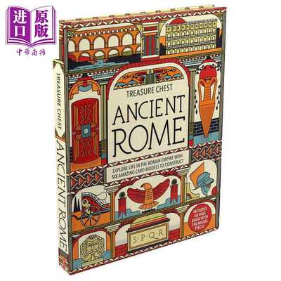 进口原版 *Treasure Chest Ancient Rome 古罗马宝箱 英文原版 古代历史知识科普百科 儿童绘本学习活动书   Qed Publishing