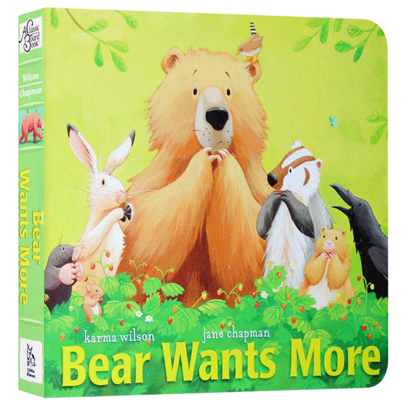 正版包邮 小熊想要更多 bear wants more 贝尔熊吃不饱 儿童英语启蒙