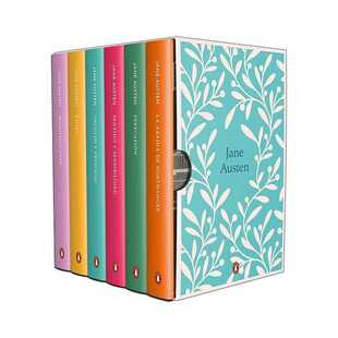 进口原版 原版 EstＵＣhe Jane Austen Obra completa 简·奥斯汀作品企鹅经典盒装套装 西班牙语版 傲慢与偏见 理智与情感 爱玛