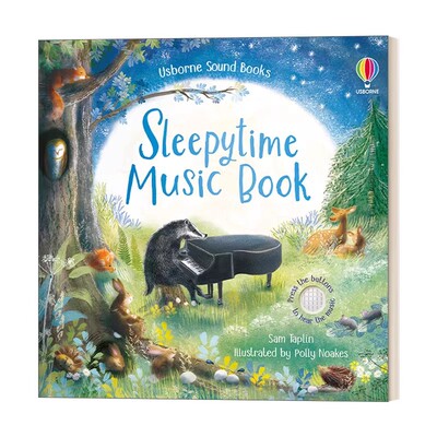进口原版 Sleepytime Music Book 睡眠时间音乐书 趣味音乐发声书 英文版 进口英语原版书籍 英文原版 Sam Taplin   Usborne