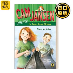 Jansen 进口原版 进口英语原版 英文版 Green 英文原版 简森侦探故事28 Mystery the School 少女侦探简森 书籍 Cam