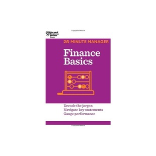 Basics初级金融知识 HBR哈佛商业评论 Harvard 进口原版 Review Finance Business Press 英文原版