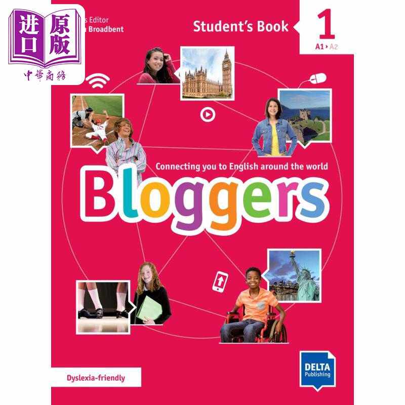 进口原版 *Bloggers 1 Student's Book Delta for Teens CEFRA1-A2 1学生用书 青少儿英语教材 英文原版进口教   Delta Publishing