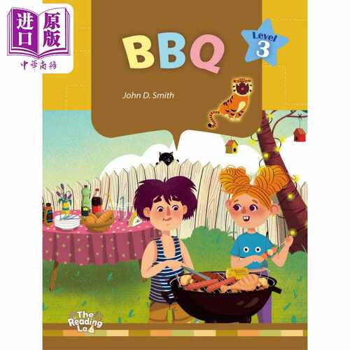 进口原版 *敦煌书局少儿英语教辅童书 科普阅读实验室：烤肉派对 The Reading Lab 3: BBQ (with Caves WebSource)    台湾敦煌书