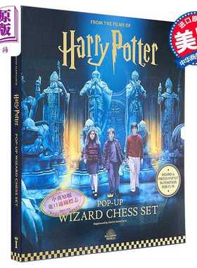 进口原版 *哈利波特立体书 国际象棋套装 英文原版 Harry Potter The Pop Up Wizard Chess Set 哈利波特周边   Insight Editions