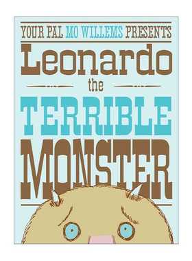 进口原版 Leonardo the Terrible Monster 可怕的怪物列奥纳多 精装爆笑校园友谊故事Elephan   Hyperion