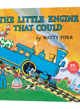 进口原版 勇敢的小火车头做到了 The Little Engine That Could 英文原版 直面克服困难坚持不懈童书 好性格培养 Watty Piper进