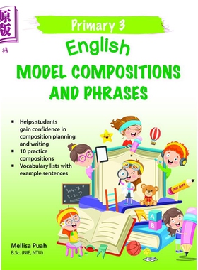 进口原版 *P3 English Model Compositions and Phrases 小学三年级英语范文和好词好句 英文原版 进口小学教材教辅   CPD Singapo