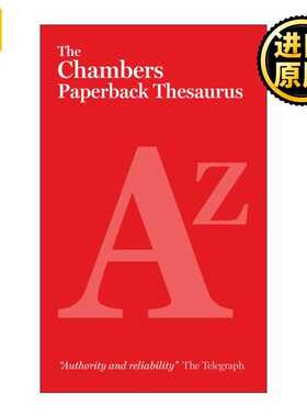 进口原版 The Chambers Paperback Thesaurus 钱伯斯同义词词典   Chambers