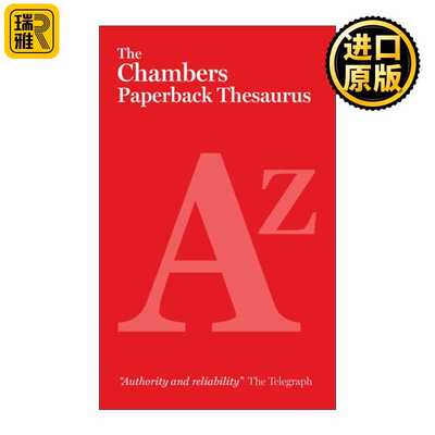 进口原版 The Chambers Paperback Thesaurus 钱伯斯同义词词典   Chambers