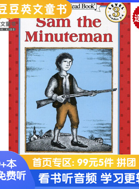 进口原版 #Sam the Minuteman (I Can Read) 汪培珽第四阶段 [4-8岁]   HarperTrophy