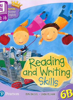 进口原版 *新版香港朗文小学英语教材welcome to english读写练习册6B 英文原版 LWTE GOLD READING AND WRITING SK   Pearson
