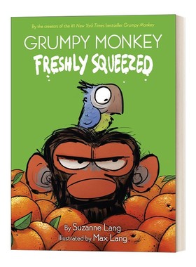 进口原版 Grumpy Monkey Freshly Squeezed A Graphic Novel Chapter Book 暴怒猴漫画版 全彩绘本图画书 情绪控制 英文版 进口