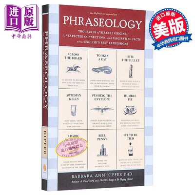 进口原版 *英语短语书 基本表达及来源 Phraseology 英文原版 Barbara Kipfer 语言学研究 自我提升   Sourcebooks