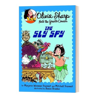 进口原版 英文原版 The Sly Spy 狡猾的间谍 大侦探内特同作者儿童侦探小说 Olivia Sharp Agent for Secrets 英文版 进口英语