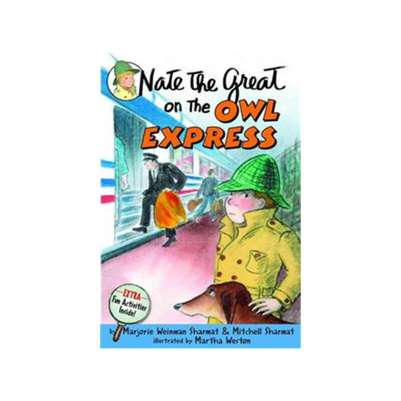 进口原版 *Nate the Great on the Owl Express 小侦探内特24 桥梁章节书 7-12岁 英文原版 进口图书 儿童小初文学   Yearling