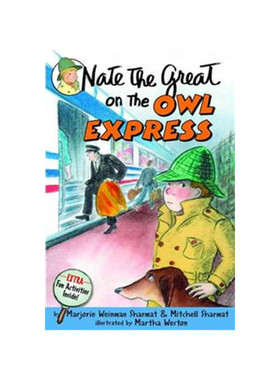 进口原版 *Nate the Great on the Owl Express 小侦探内特24 桥梁章节书 7-12岁 英文原版 进口图书 儿童小初文学   Yearling
