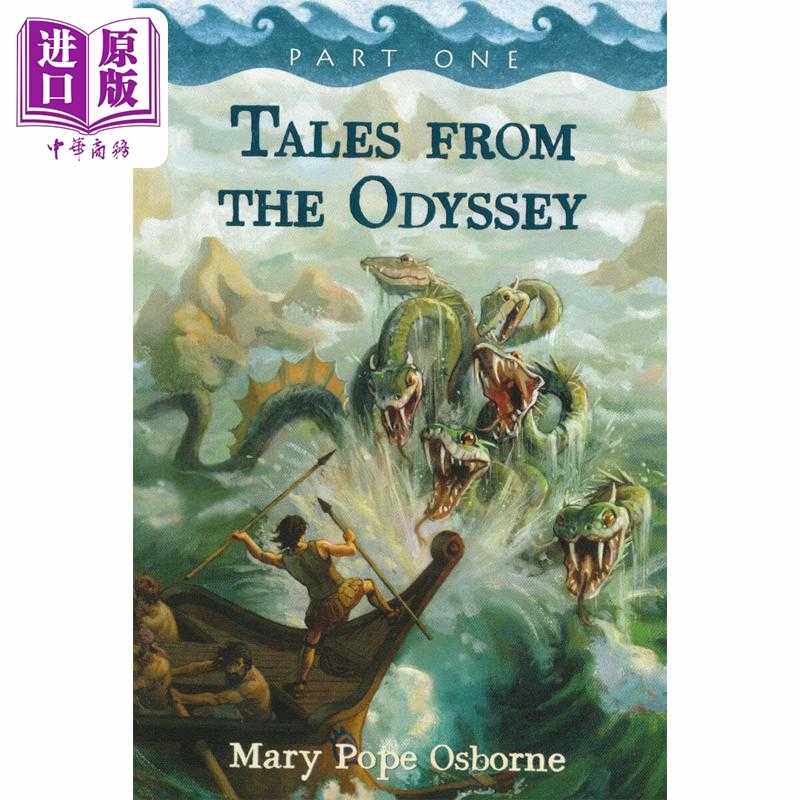 进口原版 *荷马史诗奥德赛故事集1 青少年经典阅读 Tales from the Odyssey Part 1英文原版 Mary Pope Osborne   Little, Brown B