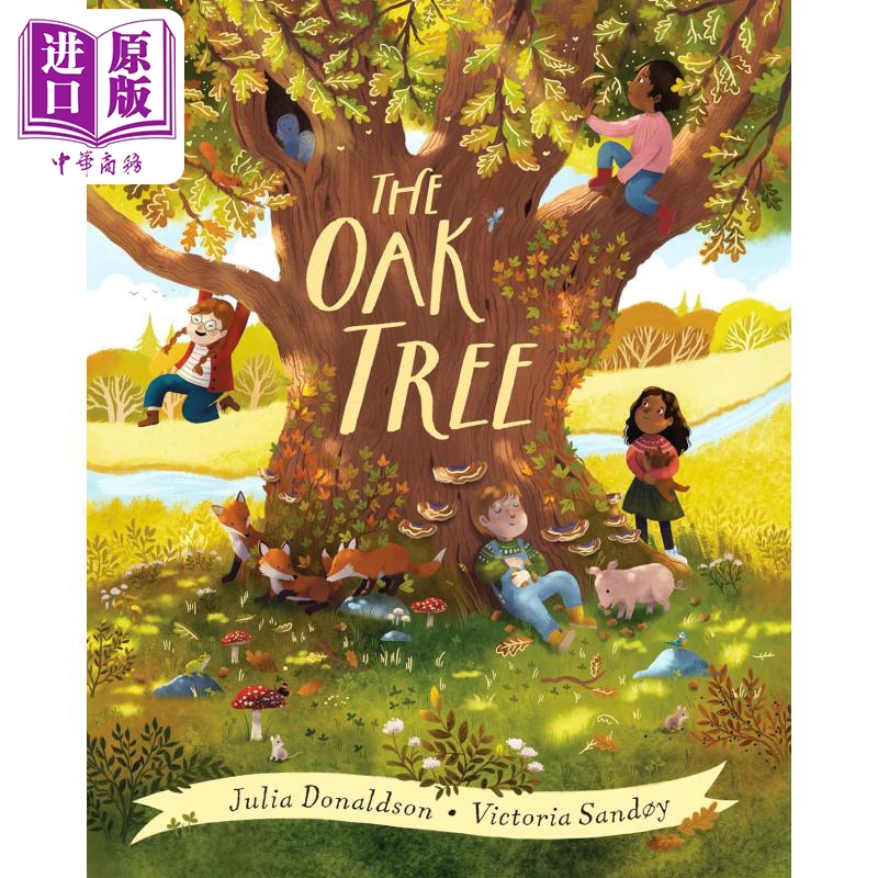 中商原版 *朱莉娅 唐纳森 橡树下 Victoria Sandy Oak Tree 英文原版 儿童绘本故事 精装绘本 进口儿童读物3-6岁 生   Scholastic
