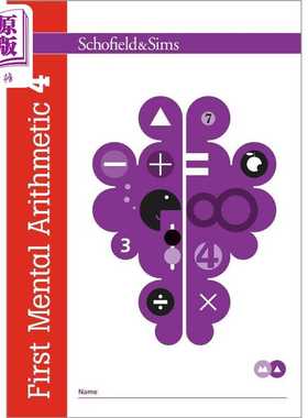 进口原版 *英国S&S教辅 First Mental Arithmetic 4 初阶心算 4  6-7岁适用 附电子答案 英文原版 数学心算练习   Schofield and S