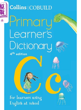 进口原版 *柯林斯初级英语学习词典-2023年第4版新版 含插图Collins Cobuild Primary Learners Dictionary英文原版   Harper Coll