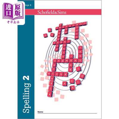 进口原版 *英国S&S教辅 Spelling Book 2: Year 2, Ages 6-7  拼写 2  6-7岁 英文原版 英语单词字母识别   Schofield & Sims Ltd