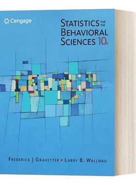 进口原版 Statistics for the Behavioral Sciences 行为科学统计 第10版 英文版 进口英语原版书籍 英文原版   Cengage