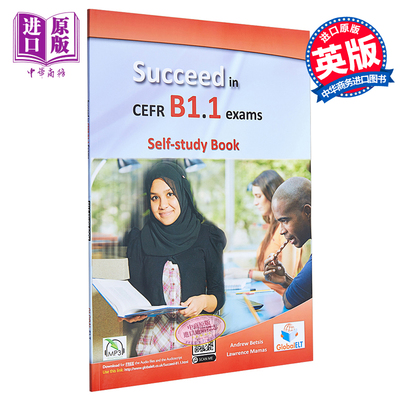 进口原版 *Succeed in CEFR B1.1 Exam Self-study 英语口语等级考试五级自学套装 少儿英语 中学 12岁以上   GLOBAL ELT