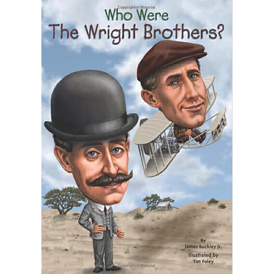 进口原版 *谁是莱特兄弟？ 英文原版 Who Were the Wright Brothers? 名人传记 科学家传记   Grosset & Dunlap