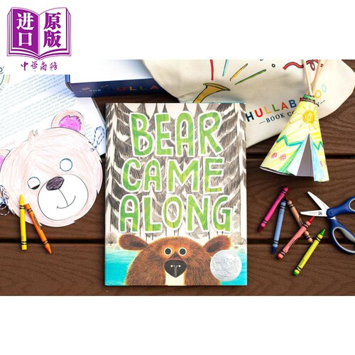 进口原版 *熊来了 Bear Came Along 2020凯迪克银奖 儿童幽默友谊主题故事绘本睡前阅读 精装 英文原版 3-6岁   Little, Brown US