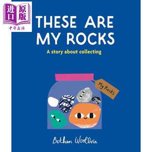 Are 英文原版 这些是我 These 关于收藏 儿童绘本故事 Collecting Rocks Frances Story 故事 About 石头 进口原版 Lin