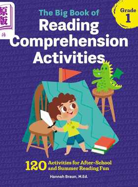 进口原版 *The Big Book of Reading Comprehension Activities 阅读理解活动大全书：一年级   Zephyros Press