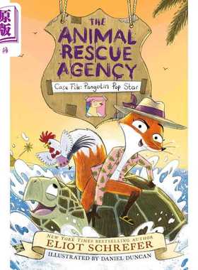 进口原版 *动物救援局2 穿山甲营救档案 The Animal Rescue Agency #2 Case File Pangolin Pop Star 英文原版 儿童   Harper Coll