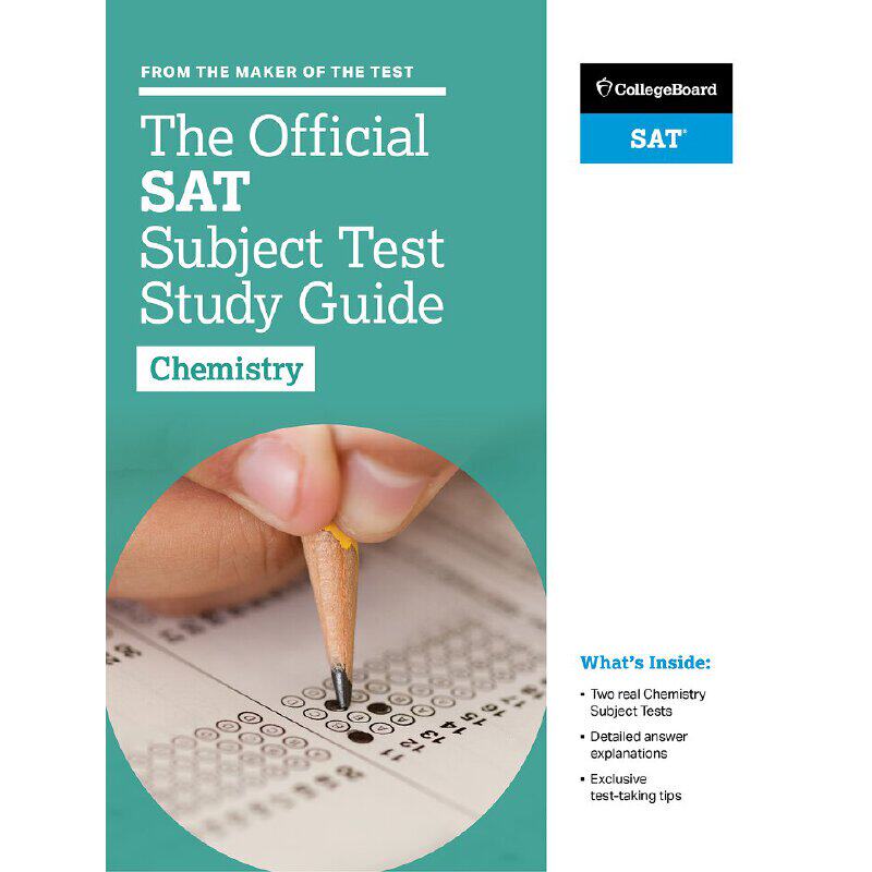 进口原版 *SAT官方科目学习指南：化学 英文原版 The Official SAT Subject Test in Chemistry Study Guide   College Board
